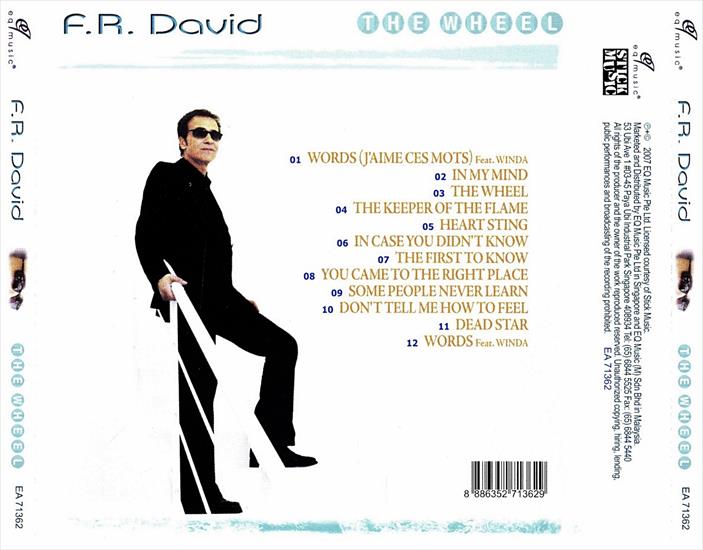 F.R David - 2007  Wheel - Album  F.R David - The Wheel back.jpg