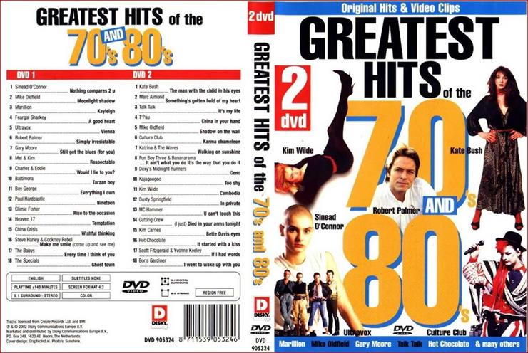 OKŁADKI DVD -MUZYKA - Greatest hits of the 70s  80s.jpg
