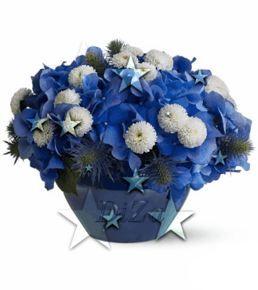 Gify-Kwiaty - kwiaty niebieskie22.gif