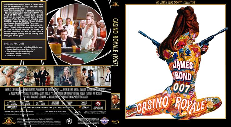 007 - 50 Years of James bond - covers DVD - casinoroyale1967customc.jpg