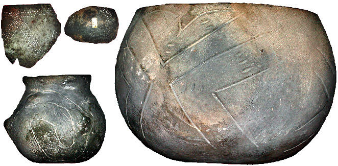 Kultury neolityczne i  megalityczne - obrazy - LBK-Pottery. Ceramika kultury wstęgowej.jpg