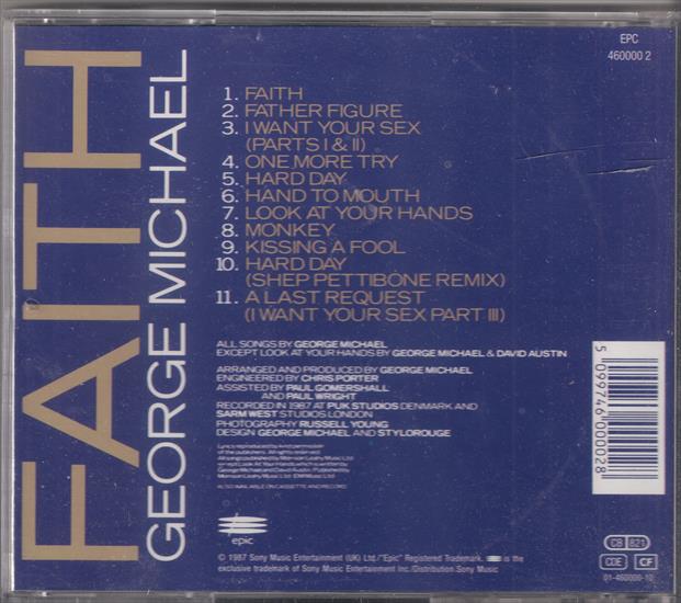 George Michael - Faith 1987 - tył.jpg
