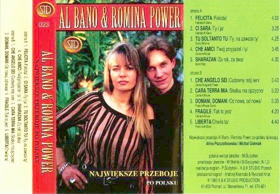 1993 - Al Bano  R... - 1993 - Al Bano  Romina Power - Największe przeboje po polsku.jpg