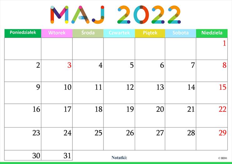 Kalendarz 2022_Do Druku w A4 - Maj 2022.bmp