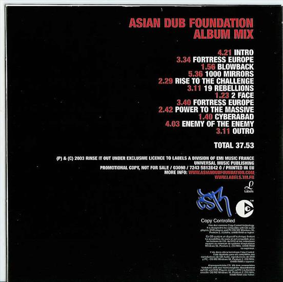 Asian Dub Foundat... - 000-asian_dub_foundation-enemy_of_the_enemy-2cd-limited_edition-2003-album_mix_back-csr.jpg