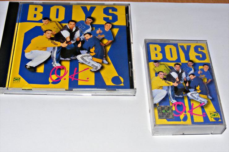 BOYS--albumy-----MOJA KOLEKCJA PŁYT i KASET - BOYS----O.K i kaseta.JPG
