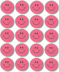 bużki - stickers_pink_smile_face_watermelon_scented_sticker.gif
