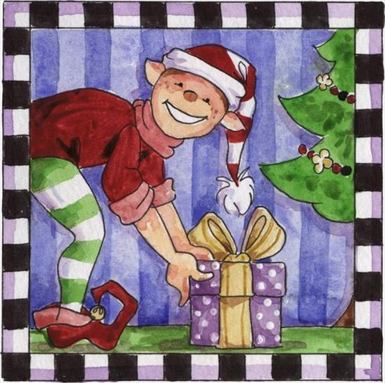 Motywy do wklejenia     Boże Narodzenie - Christmas Elf05.jpg