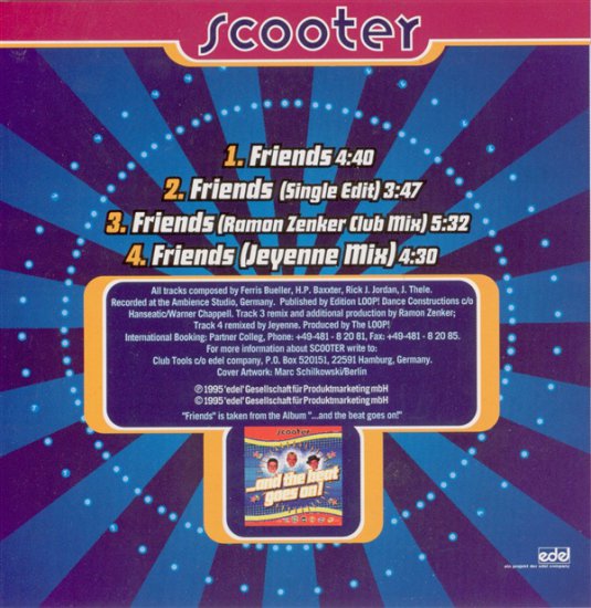 Scooter - Friends 1995 - Scooter - Friends 1995 back.jpeg