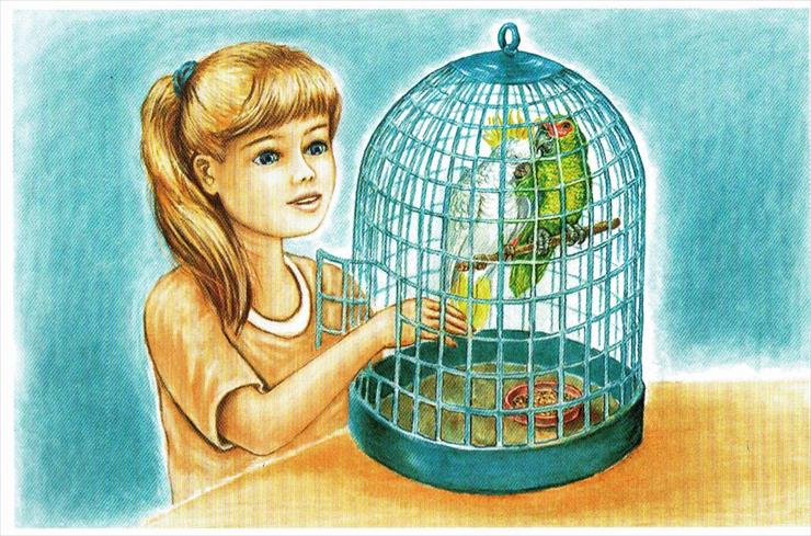 zwierzęta domowe - papugi w klatce.jpg