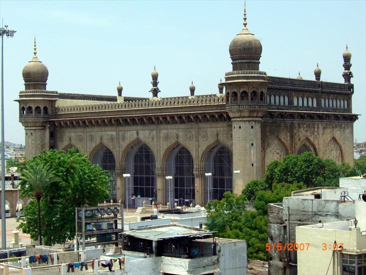 Kaaba-Mekka - Mecca Mosque in Hyderabad.JPG
