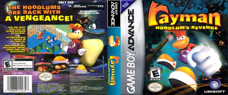  Covers Game Boy Advance - Rayman Hoodlums Revenge Game Boy Advance gba - Cover.jpg