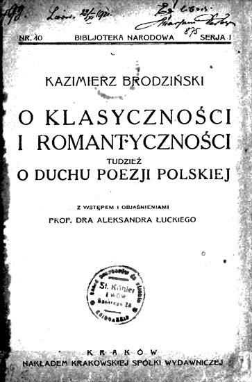 LITERATURA POLSKA - O Klasyczności i Romantycznośći.tif