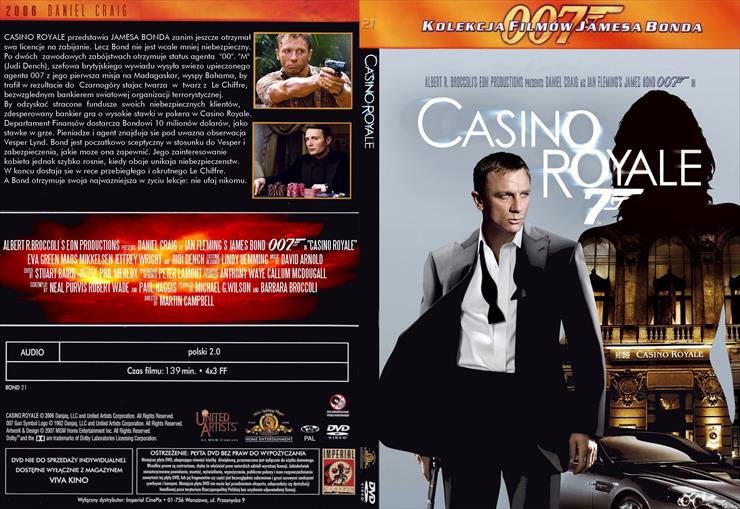 James Bond - 007 ... - James Bond D 007-21 Casino Royale - Casino Royale 2006.11.14 DVD PL.jpg
