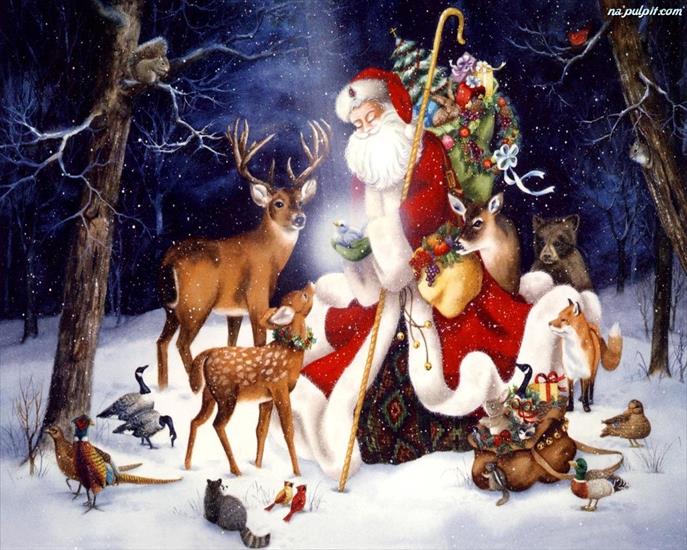 kartki świąteczne i nie tylko - mikolaj-zima-zwierzeta.jpg