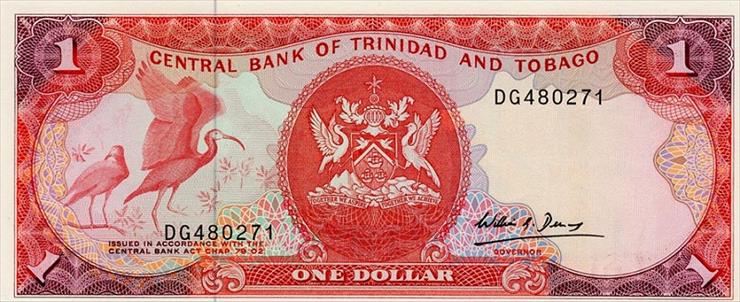 Trinidad  Tobago - TrinidadTobagoP36b-1Dollar-1985-donatedorus_f.jpg