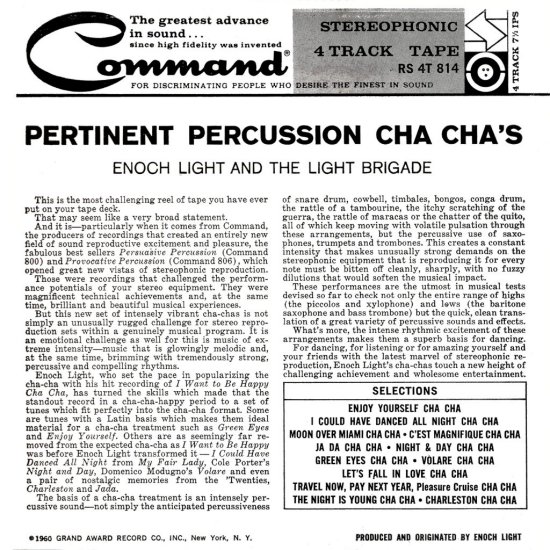 Enoch Light and the Light Brigade play Cha Chas - B.jpg