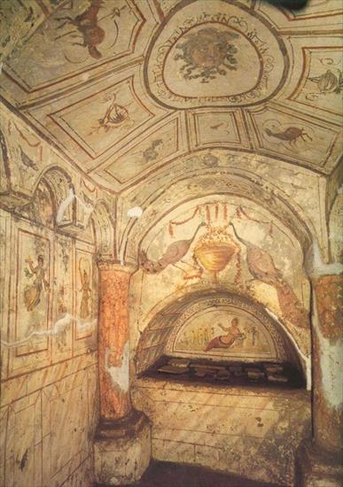 Pierwsze wieki chrześcijaństwa - architektura, sztuka - obrazy - Arcosolium1.jpg