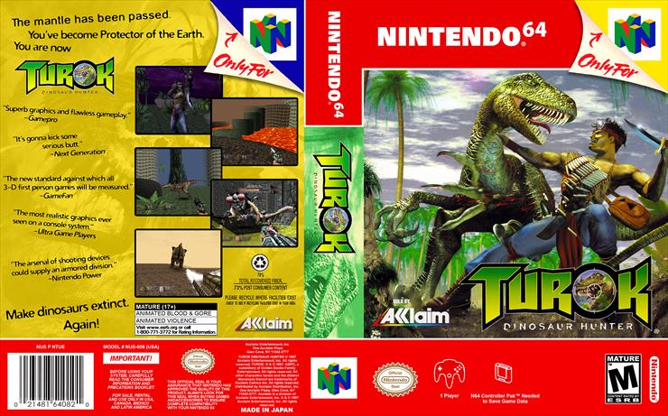 Covers Nintendo 64 - Turok Dinosaur Hunter N64 - Cover.jpg