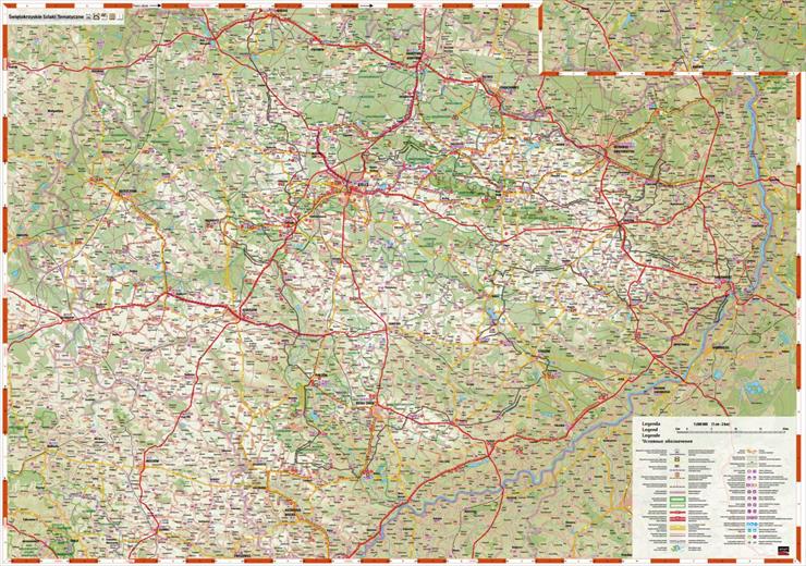Stare Mapy Polski - Świętokrzyskie Szlaki Turystyczne.jpg