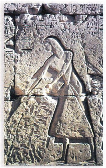 Libia starożytna, obrazy - IMG_0022. Relief ze świątyni Madinat Habu.jpg
