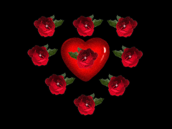SERCA  SERCOWE - serce w różach.gif