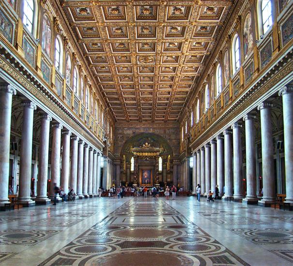 Pierwsze wieki chrześcijaństwa - architektura, sztuka - obrazy - Lazio_Roma_SMariaMaggiore2_tango7174.jpg