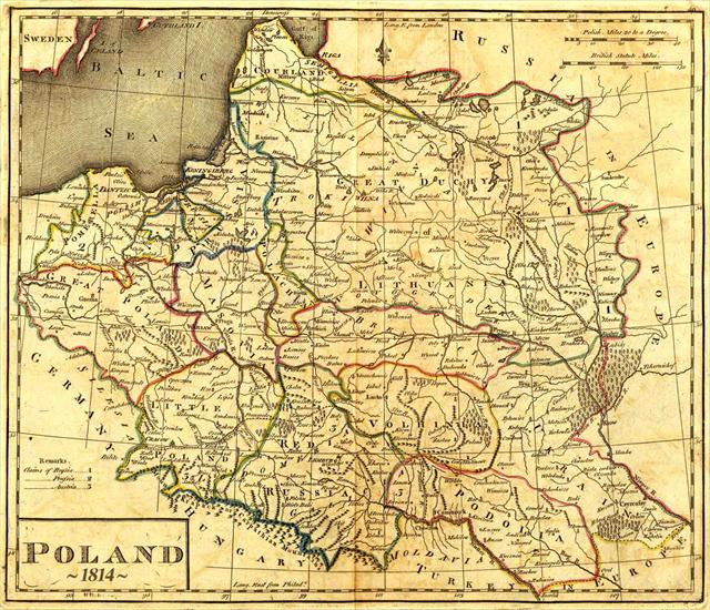 Mapy Polski z różnych okresów - poland_1814.jpg