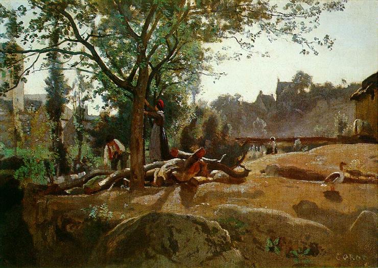 Corot - corot - peasants under trees at_dawn.jpg
