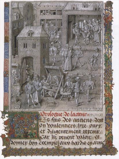412 art pictures - 182. jean le tavernier dedication page of the conquests of charlemagne 1460.jpg