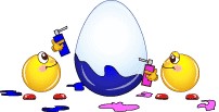 Wielkanoc1 - emotek maluje jajka.gif