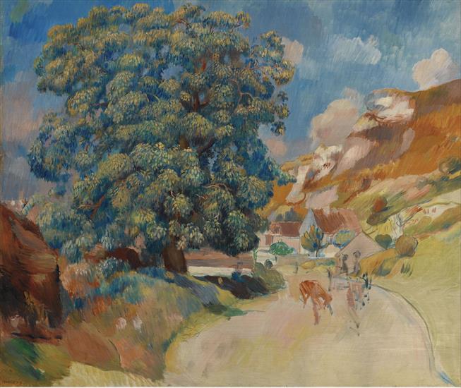 Pierre Auguste Renoir - Pierre Auguste Renoir - Big Tree near the Road, 1886.jpeg