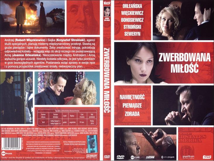 Okładki DVD filmów polskich - Zwerbowana miłość ver. 2.jpg
