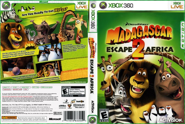 OKŁADKI XboX360 - Madagascar_Escape_2_Africa_NTSC-cdcovers_cc-front.jpg