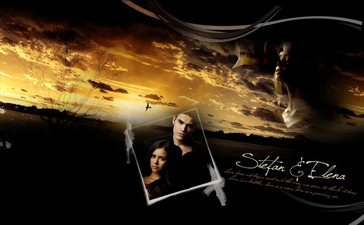 Tapety Stefan i Elena - Sunset-the-vampire-diaries-14298690-1290-8001.jpg