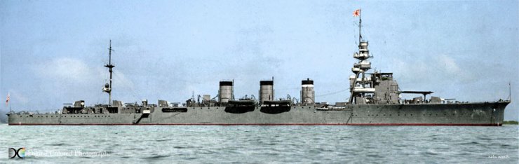 krążowniki lekkie - Abukuma 1933.jpg