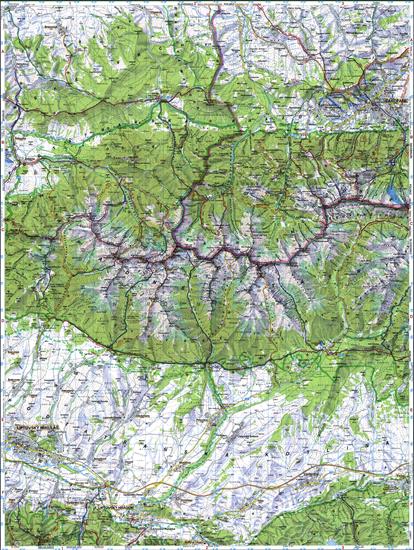 Mapy Słowacji - 112 Zapadne Tatry, Rohace.jpg