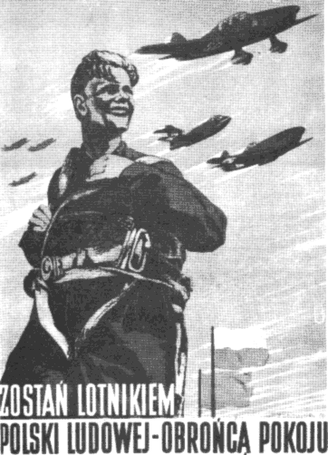 Plakaty komunistyczne - zostan_lotnikiem.gif