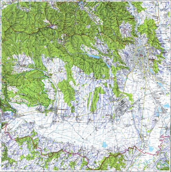 Mapy Słowacji - 136 Volovske vrchy, Kosice.jpg