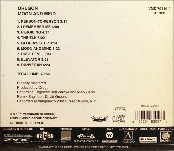 1979. Oregon  Moon And Mind 1979 Reissue - back.jpeg