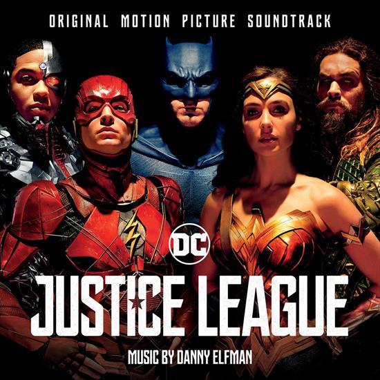  Avengers 2017-2018 JUSTICE LEAGUE - Justice League - 2017 Original Motion Picture Soundtrack - Front.jpg