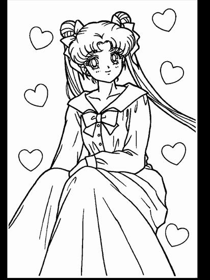 Kolorowanki Sailor Moon - moon020.gif