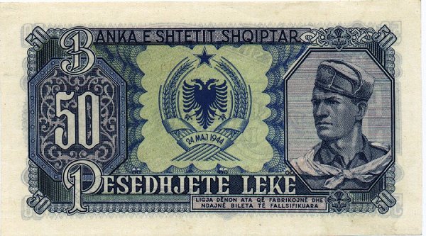 Albania - AlbaniaP25-50Leke-1949-donated_b.jpg