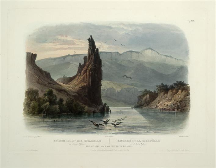 1809-1893 Karl Bodmer - 1839 Karl Bodmer 18 - The Citadel-Rock On The Upper Missouri.jpg