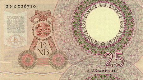HOLANDIA - 1955 - 25 guldenów b.jpg