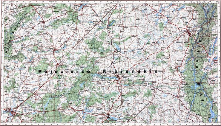 Topograficzna mapa Polski - n33-95-96-Zlotow.jpg