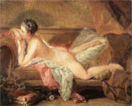 Boucher, Francois 1703-1770 - Odpoczywajaca dziewczyna.jpg