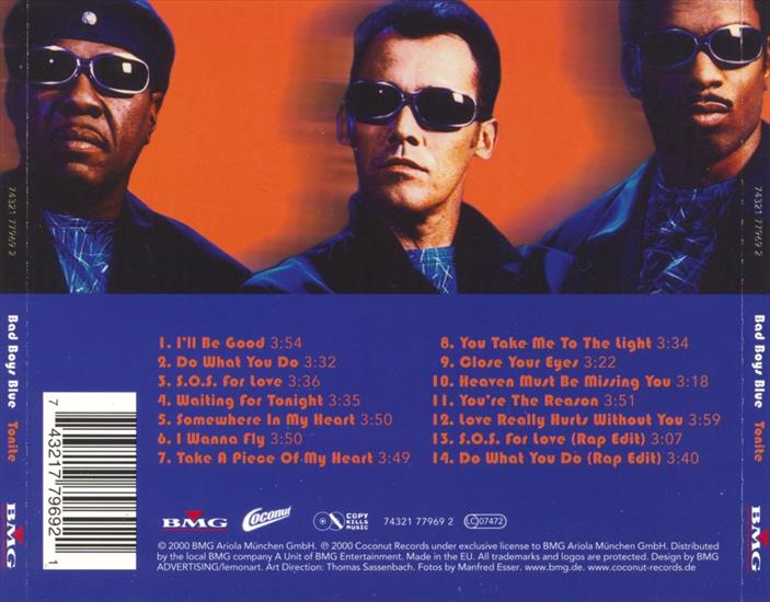 Bad Boys Blue 2000 Tonite - Album  Bad Boys Blue - Tonite back.jpg