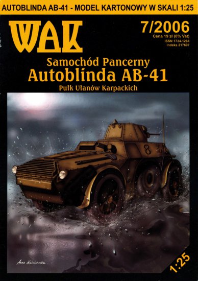 WAK 2006-07 -  Włoski samochód pancerny Autoblinda AB-41 zdobyczny - 01.jpg