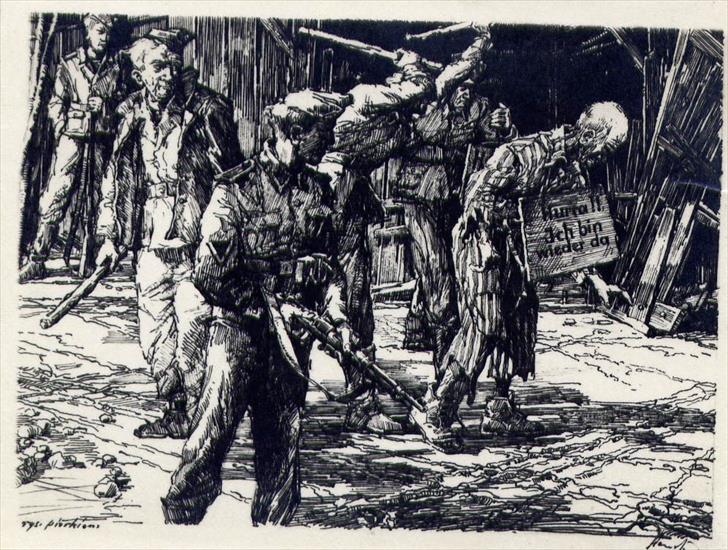 -          Niesamowite rysunki  namacalne świadectwo bestialskich niemieckich zbrodni w Auschwitz - oswiecim-12.bmp